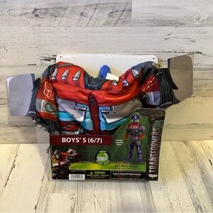 Transformers Optimus Prime Boys Halloween Costume Size S (6/7) NEW